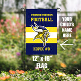 Vernon Vikings Custom Flag, Football Flag, Cheerleader Flag