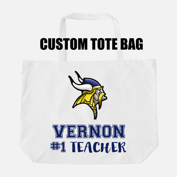 Custom Tote Bag Custom Teacher Gift School Tote