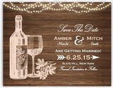 Winery Save The Date Vineyard Save The Date Wine