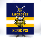 Custom Vernon PAL Lacrosse Blanket Fundraiser